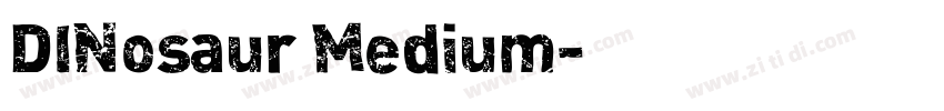 DINosaur Medium字体转换